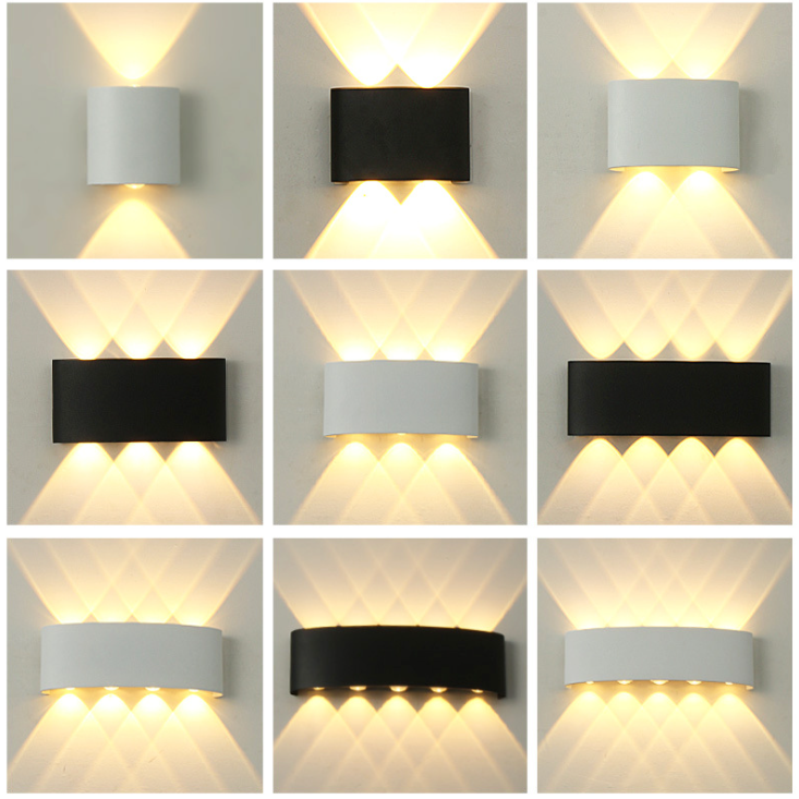 Outdoor Lighting On House - Lampu Dinding LED atas dan bawah,