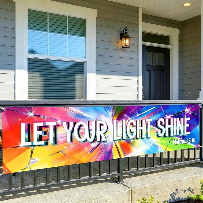 Outdoor Lighting For Your Yard - VIKAMA Spanduk Biarkan Cahaya Anda Bersinar