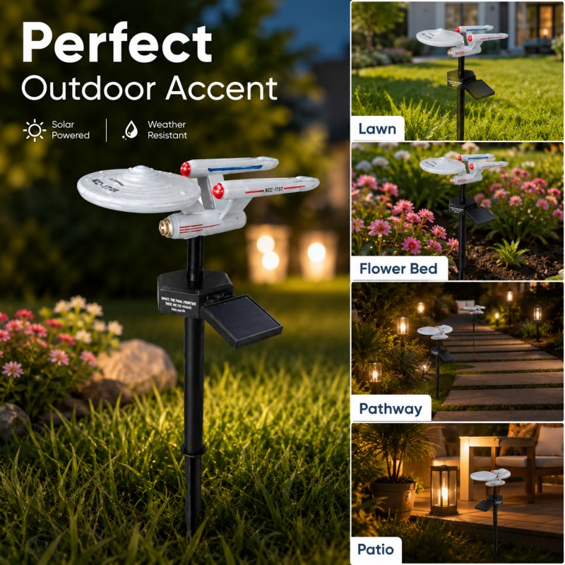 Outdoor Lighting Permanent - Lampu Taman Tenaga Surya Star Trek