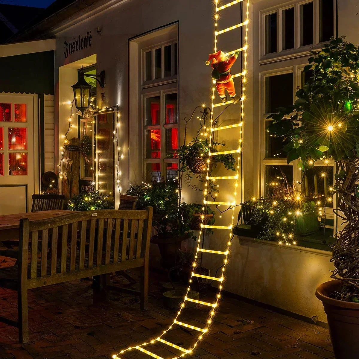 Outdoor Lighting Tree - Lampu tangga LED untuk dekorasi Natal