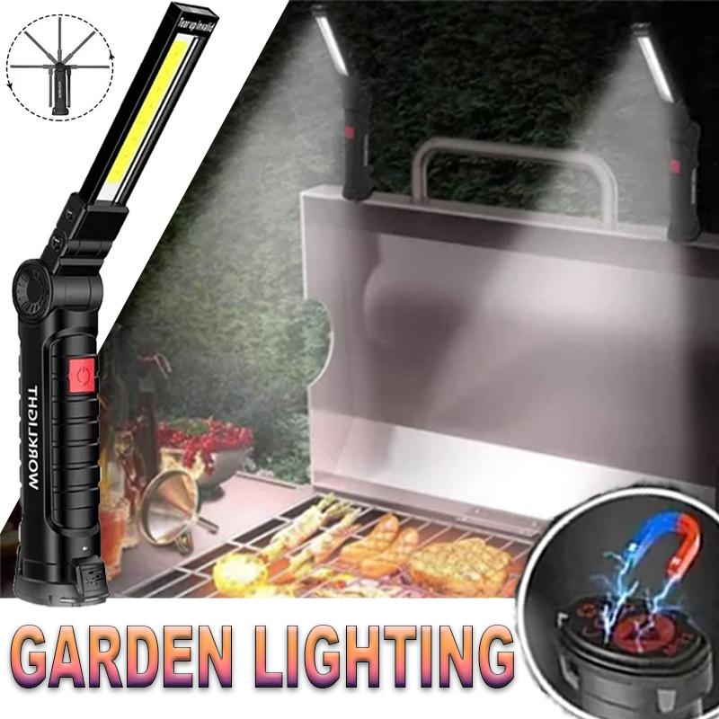 Outdoor Lighting Hooks - Senter LED Portabel dengan Kait Magnetik