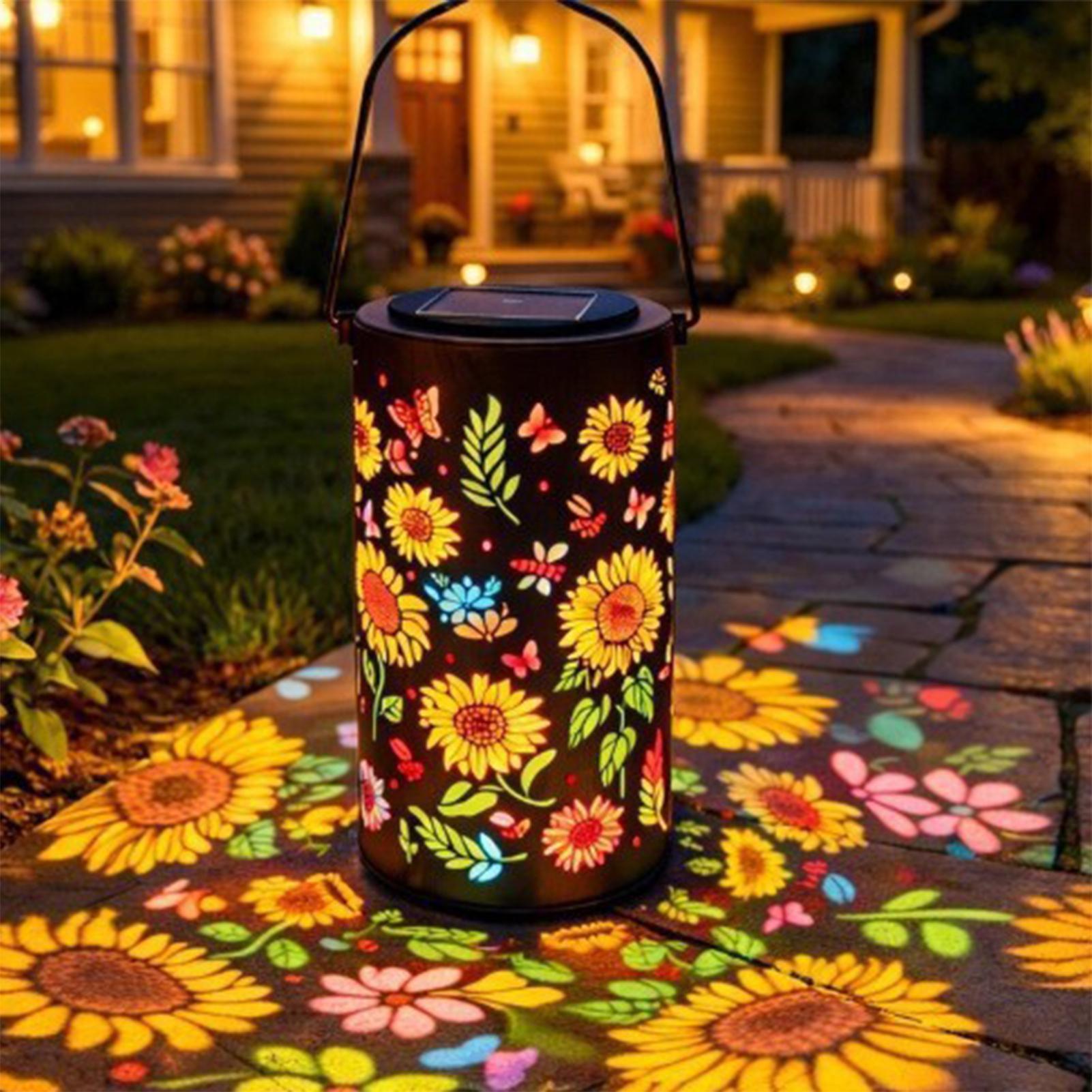 Outdoor Lighting Tree - Lampu Tenaga Surya Bentuk Bunga Matahari