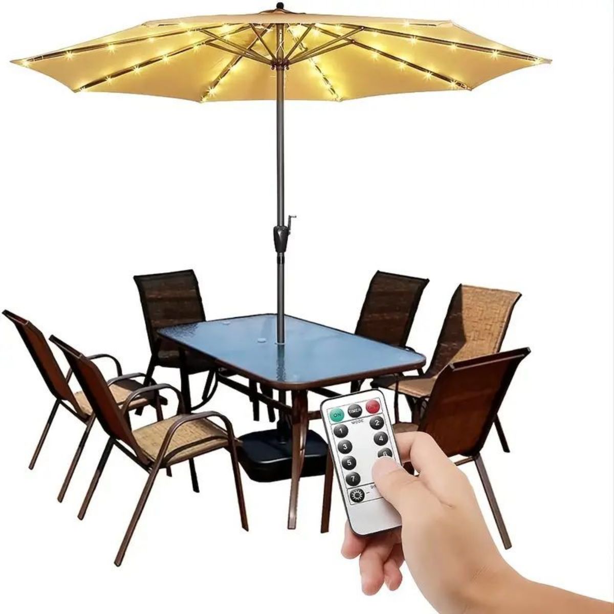 Outdoor Lighting For Your Yard - 1 buah Nyalakan lampu payung halaman