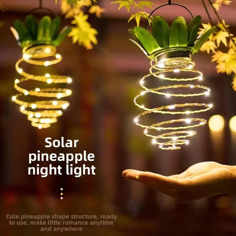 Outdoor Lighting Wire - Lampu Pengisian Tenaga Surya LED Lampu