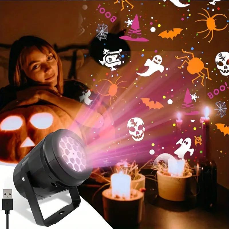 Outdoor Lighting Xmas - Lampu Proyektor LED Halloween Dekorasi Halaman