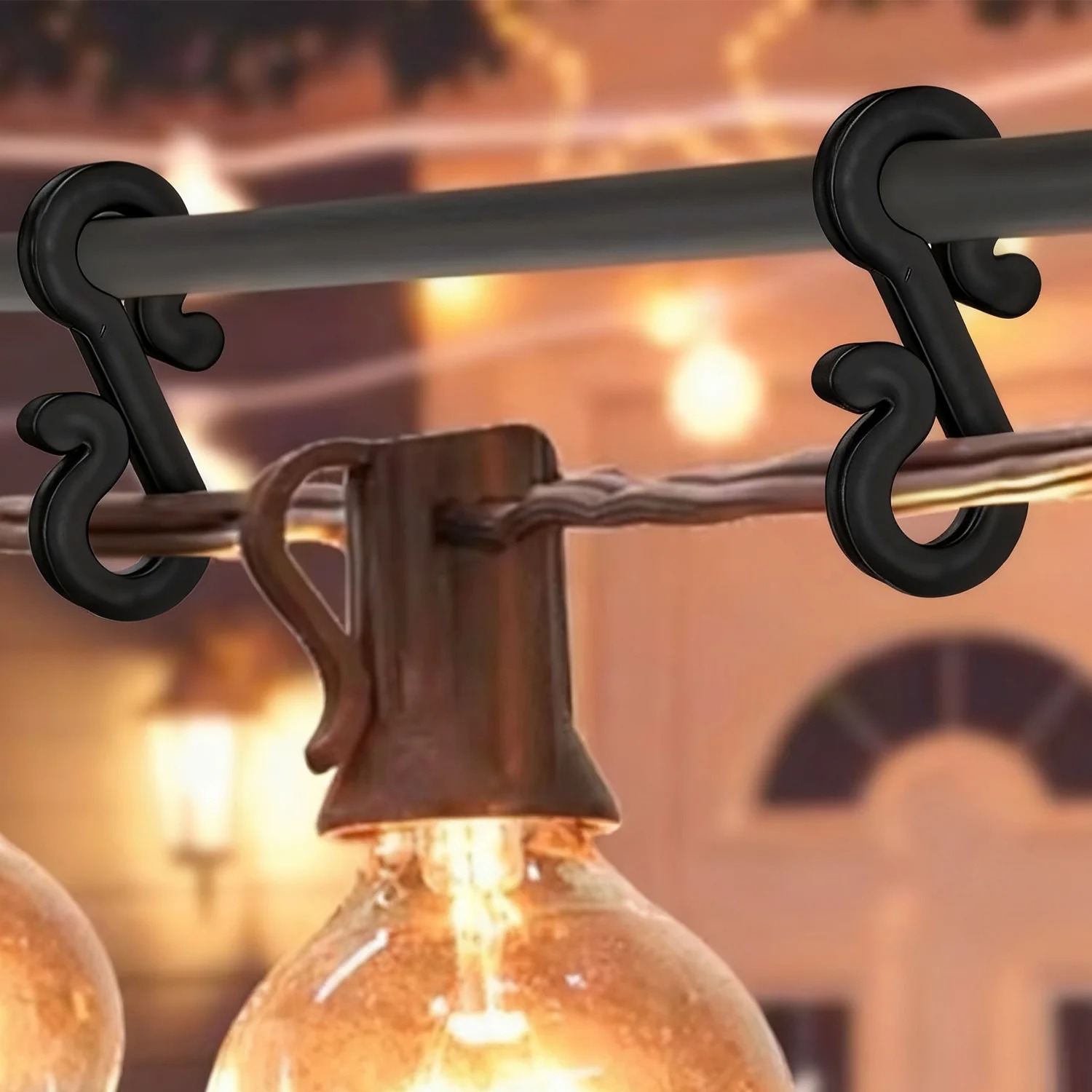 Outdoor Lighting Diy - Hiasan Natal Pengait Bentuk S Plastik
