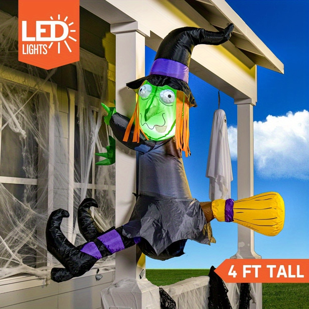 Outdoor Lighting Tree - Penyihir Tiup Halloween 4FT dengan Lampu
