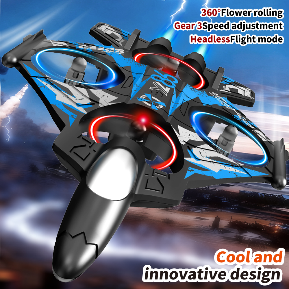 Outdoor Lighting Battery Operated - Drone Jet Tempur Dengan Layar Remote