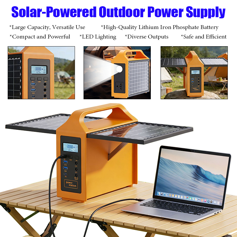 Outdoor Lighting Wire - Stasiun Tenaga Surya Portabel 150W dengan