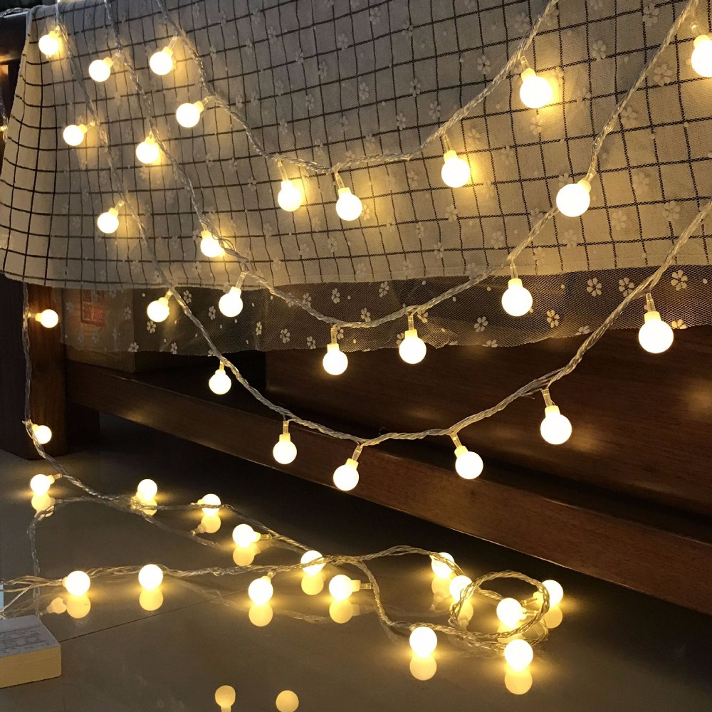 Outdoor Lighting Xmas - 3M/6M/10M Bola Lampu LED String 20LED