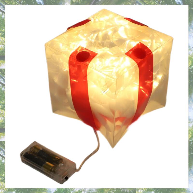 Outdoor Lighting Xmas - Kotak Hadiah Natal Bercahaya Tren 2025