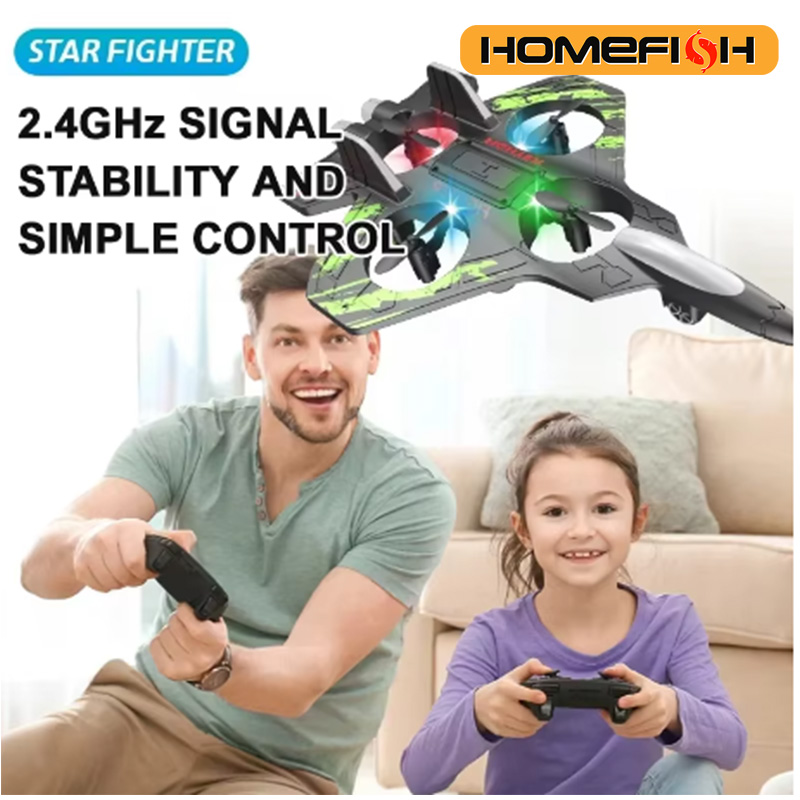 Outdoor Lighting Battery Operated - Pesawat terbang mainan HOMEFISH 2.4G, remote