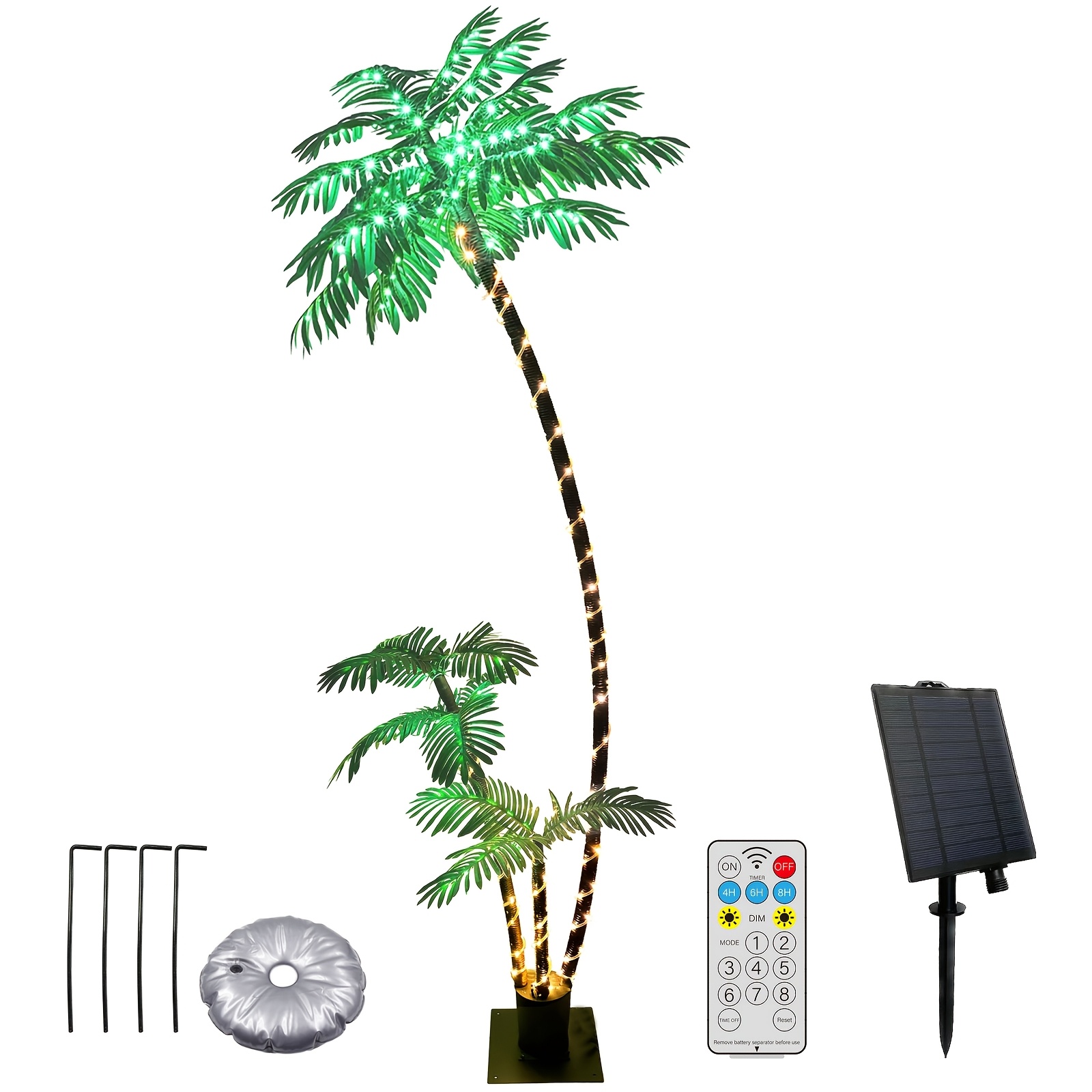 Outdoor Lighting Tree - Pohon Palem Buatan Berlampu Surya 7