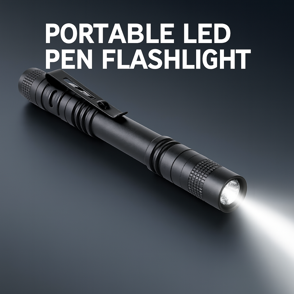 Outdoor Lighting Permanent - Senter LED Mini Portabel Tahan Air,