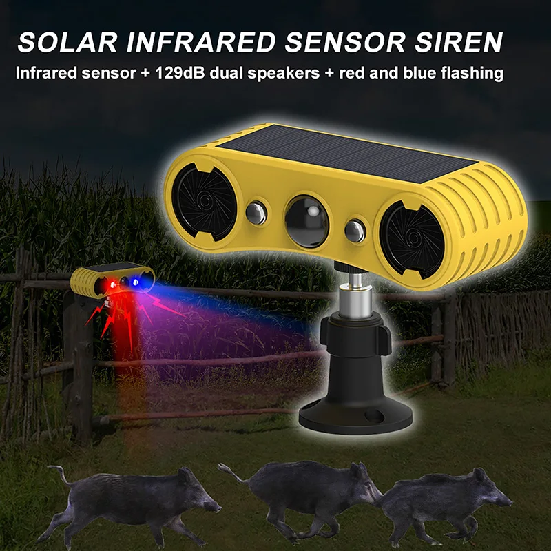 Outdoor Lighting Wire - Alarm Sensor Gerak Tenaga Surya LED