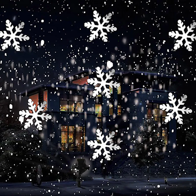 Outdoor Lighting Xmas - Proyektor Laser Salju Natal, Proyektor Salju