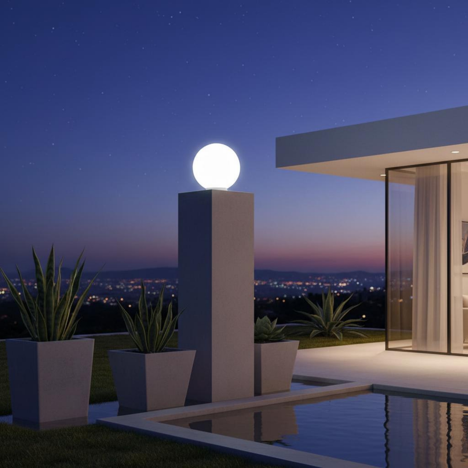 Outdoor Lighting Decoration - Lampu Tiang Tenaga Surya dari Senja