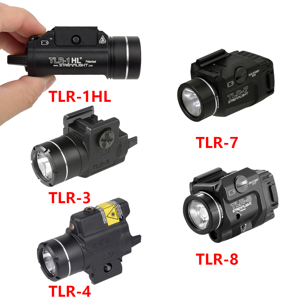 Outdoor Lighting Replacement Bulbs - Streamlight TLR-1 TLR-1HL TLR-3 TLR-4 TLR-7
