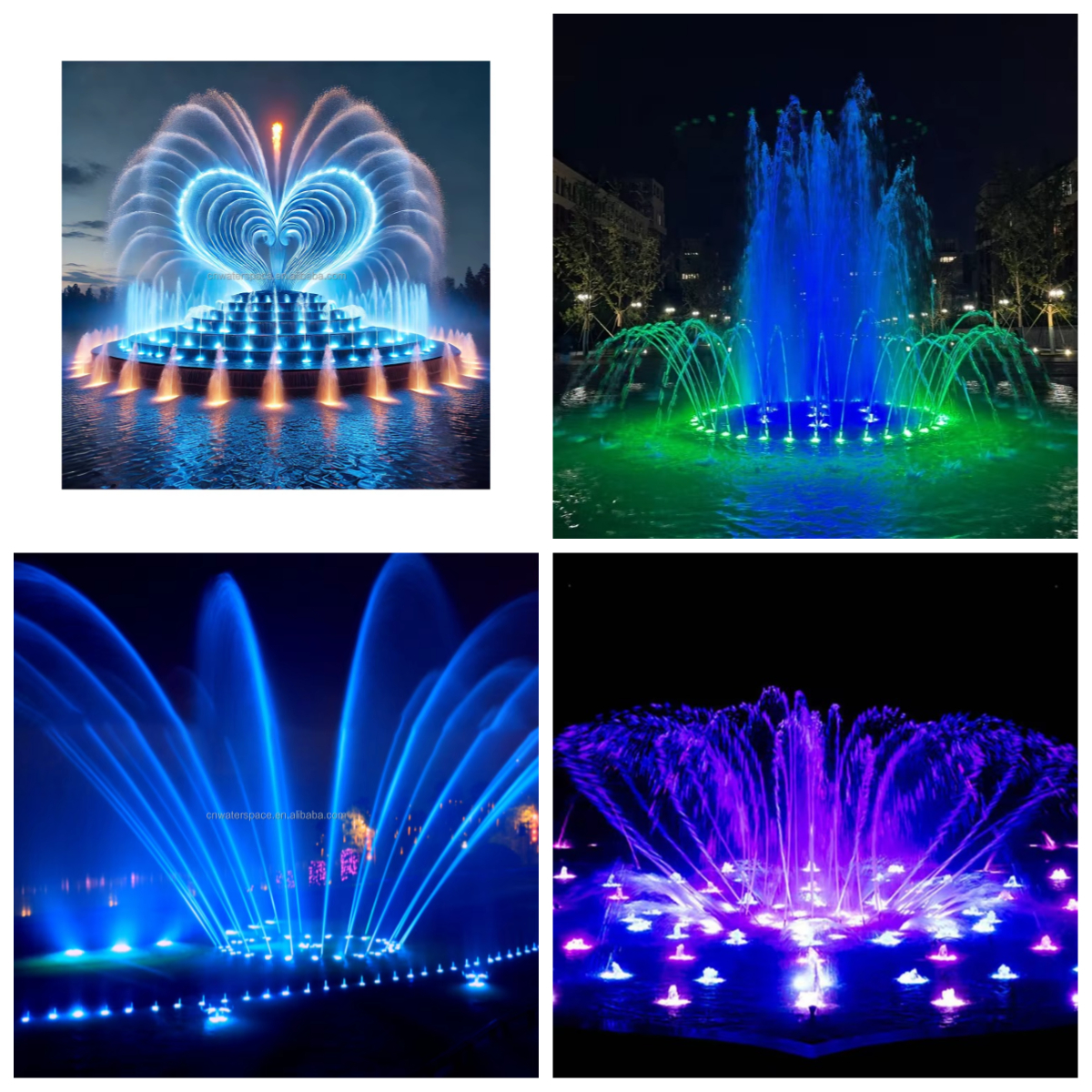 Outdoor Lighting Around Pool - Dekorasi Air Mancur Kolam Renang Luar