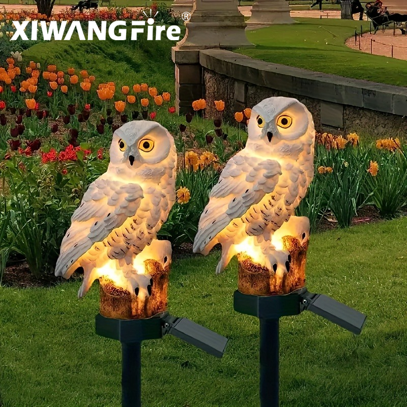Outdoor Lighting Permanent - Lampu Taman Patung Burung Hantu Tenaga