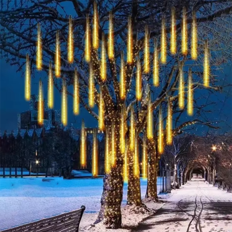 Outdoor Lighting Xmas - 2026 Lampu LED Hujan Meteor Tahan