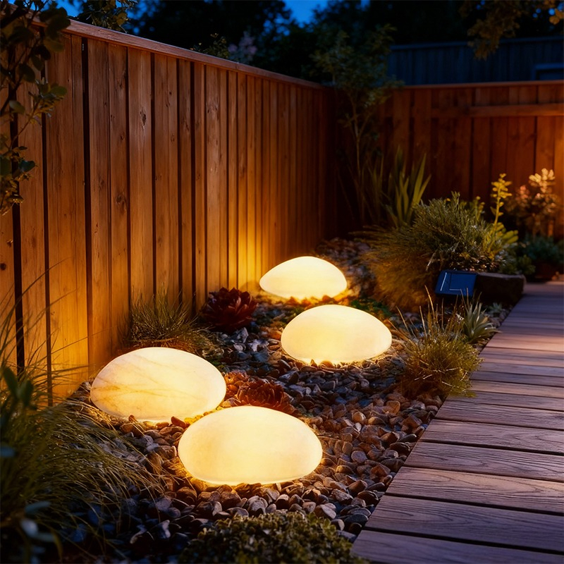 Outdoor Lighting On House - Lampu Dekoratif Tenaga Surya Lampu Taman