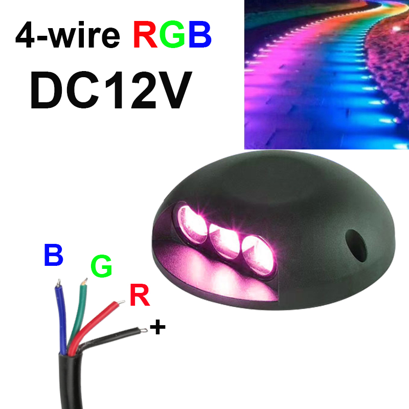 Outdoor Lighting Underground Wiring - LED RGB kontrol eksternal 9W DC