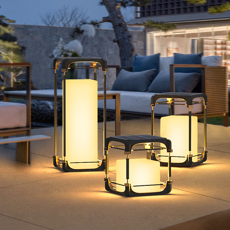 Outdoor Lighting Decoration - Lampu lantai bercahaya halaman tenaga surya