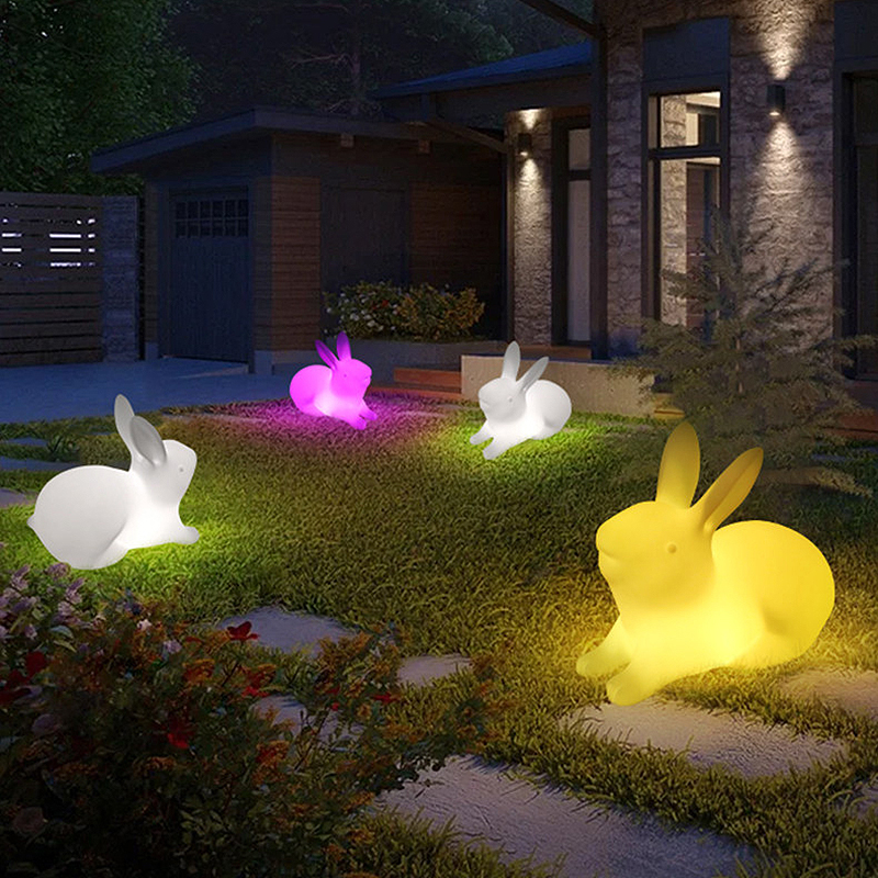Outdoor Lighting Decoration - Lampu lantai bercahaya untuk halaman, lampu