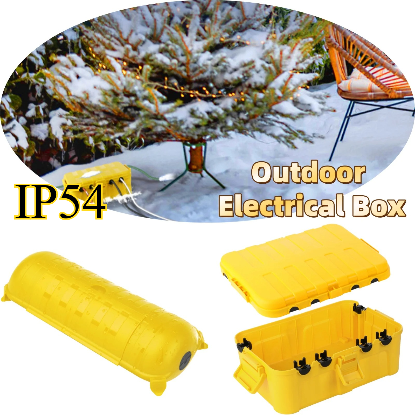 Outdoor Lighting Junction - Kotak Listrik Luar Ruangan Besar 32X22X13Cm
