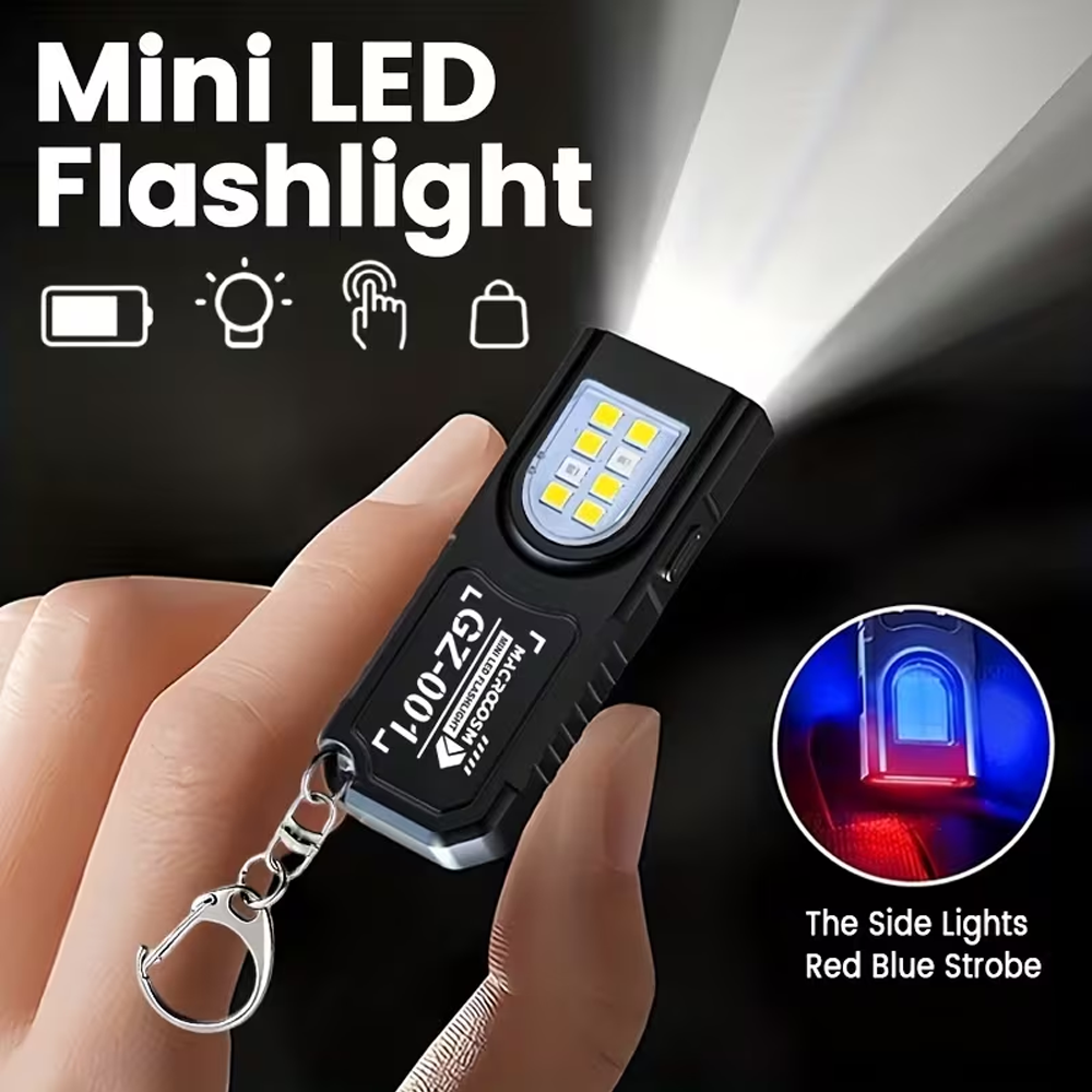 Outdoor Lighting Replacement Bulbs - Senter Gantungan Kunci LED COB Mini
