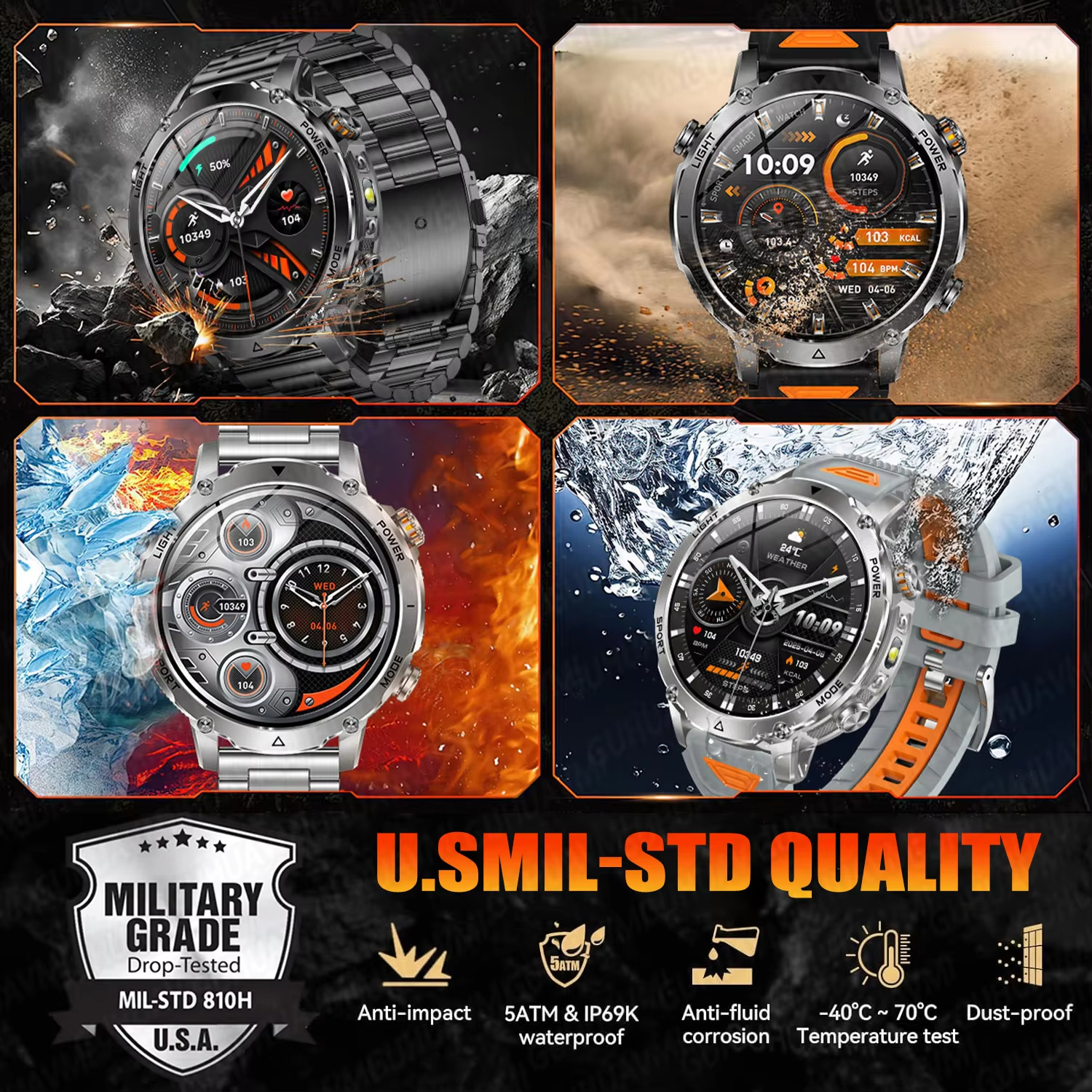 Jam Tangan Pintar Pria 2026 Ba - Outdoor Lighting Battery Operated ulasan dan harga