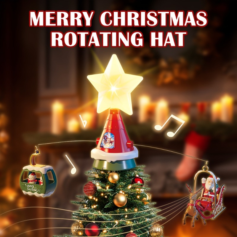 Karusel Putar Puncak Pohon Nat - Outdoor Lighting Tree ulasan dan harga