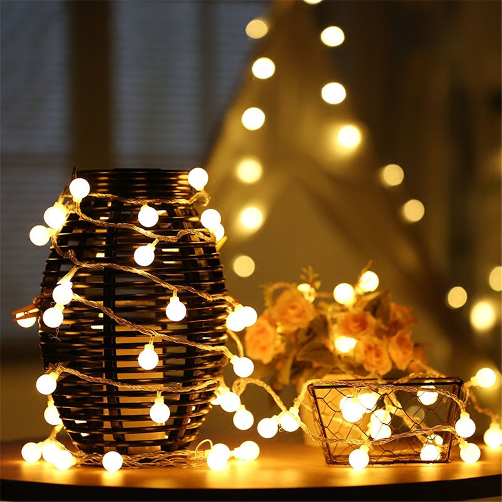 Lampu String Tenaga Surya/USB/ - Outdoor Lighting Decoration ulasan dan harga