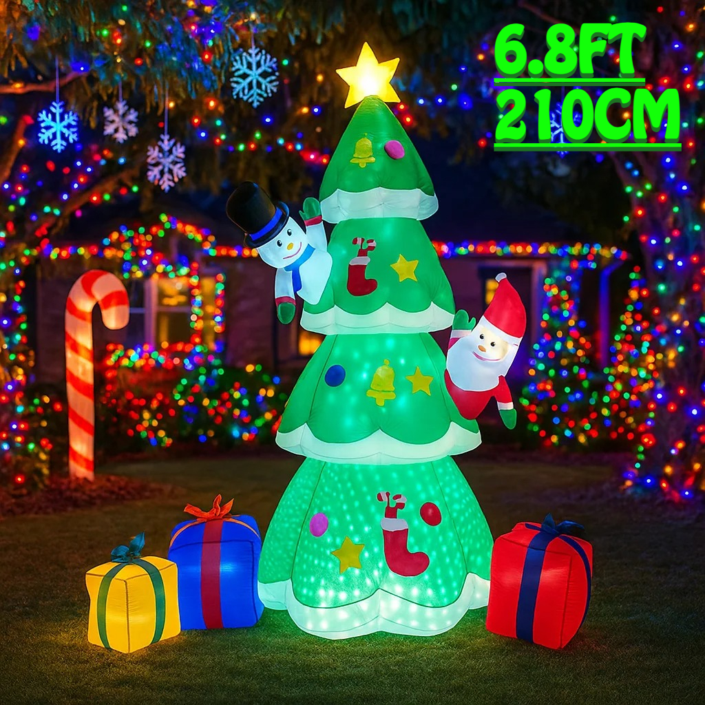 Model Tiup Pohon Natal Manusia - Outdoor Lighting Tree ulasan dan harga