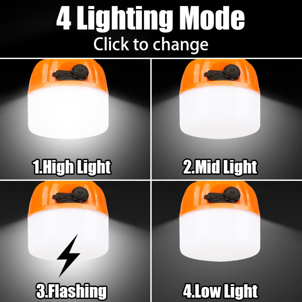 Lampu Kemah Mini Portabel 4 Mo - Outdoor Lighting Hooks ulasan dan harga
