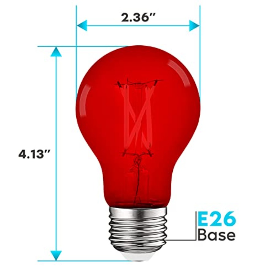 Bohlam Lampu LED Edison A19, S - Outdoor Lighting Decoration ulasan dan harga