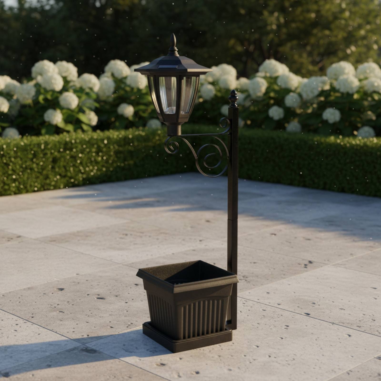 Lampu Pot Bunga Tenaga Surya D - Outdoor Lighting Decoration ulasan dan harga