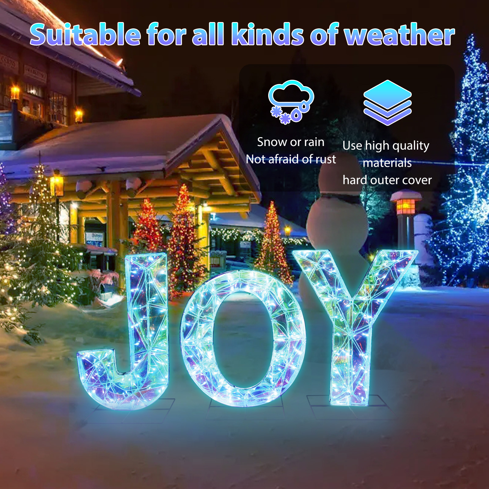 3 Buah Dekorasi Natal Luar Rua - Outdoor Lighting Xmas ulasan dan harga