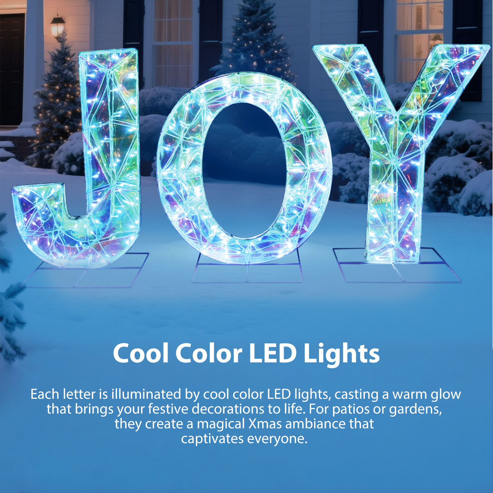 3 Buah Dekorasi Natal Luar Rua - Outdoor Lighting Xmas ulasan dan harga