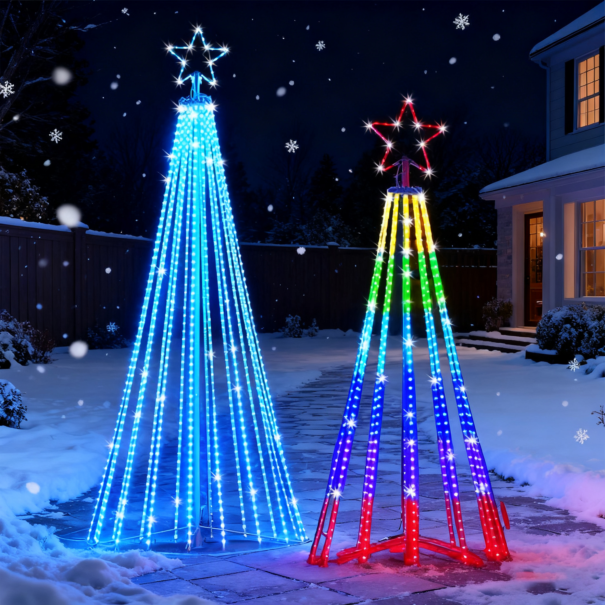 Lampu String LED Tenaga Surya  - Outdoor Lighting Tree ulasan dan harga