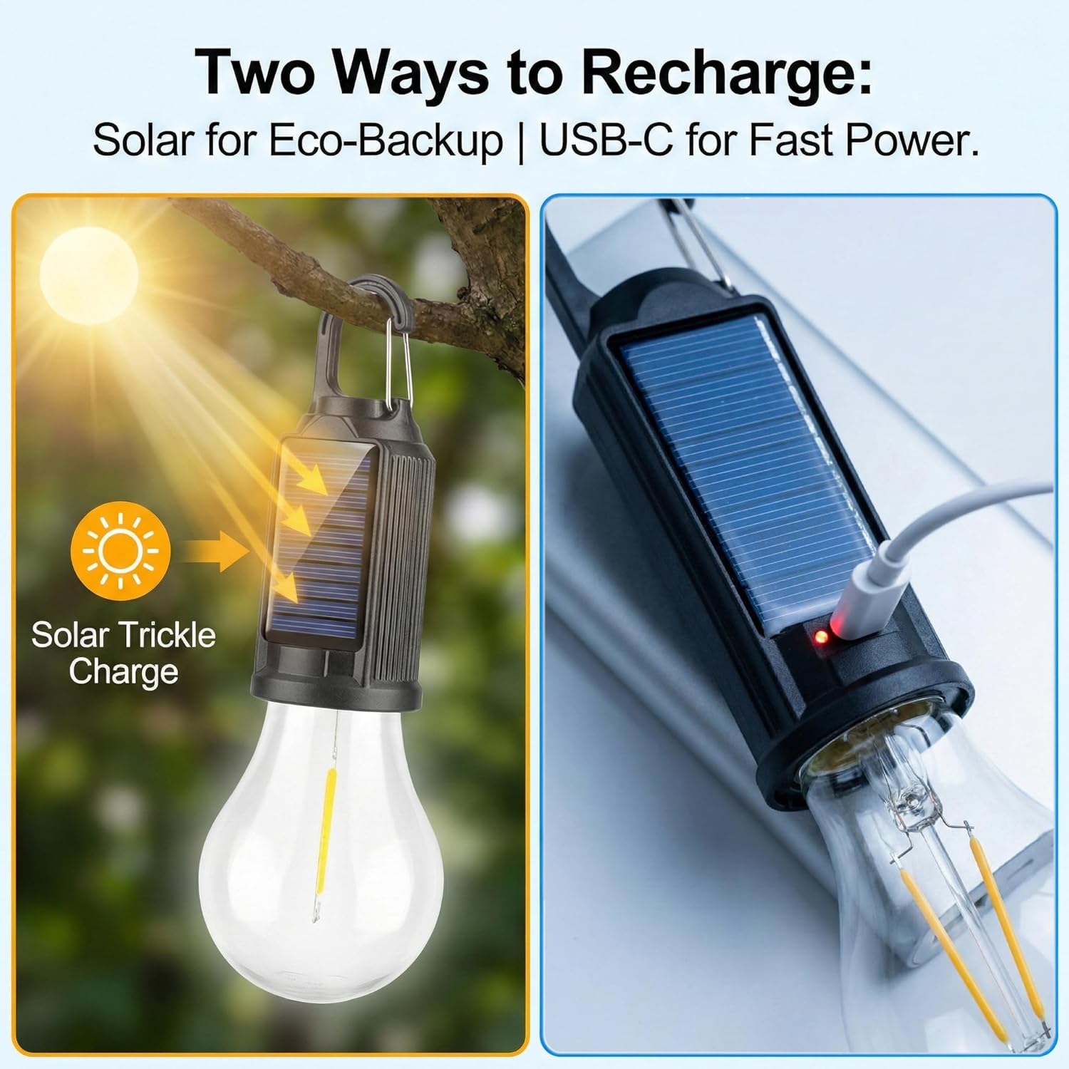 Lampu Kemah LED Tenaga Surya T - Outdoor Lighting Wire ulasan dan harga