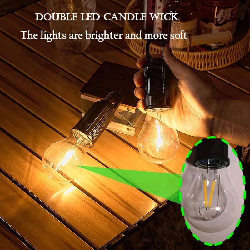 Lampu Kemah LED Tenaga Surya T - Outdoor Lighting Wire ulasan dan harga
