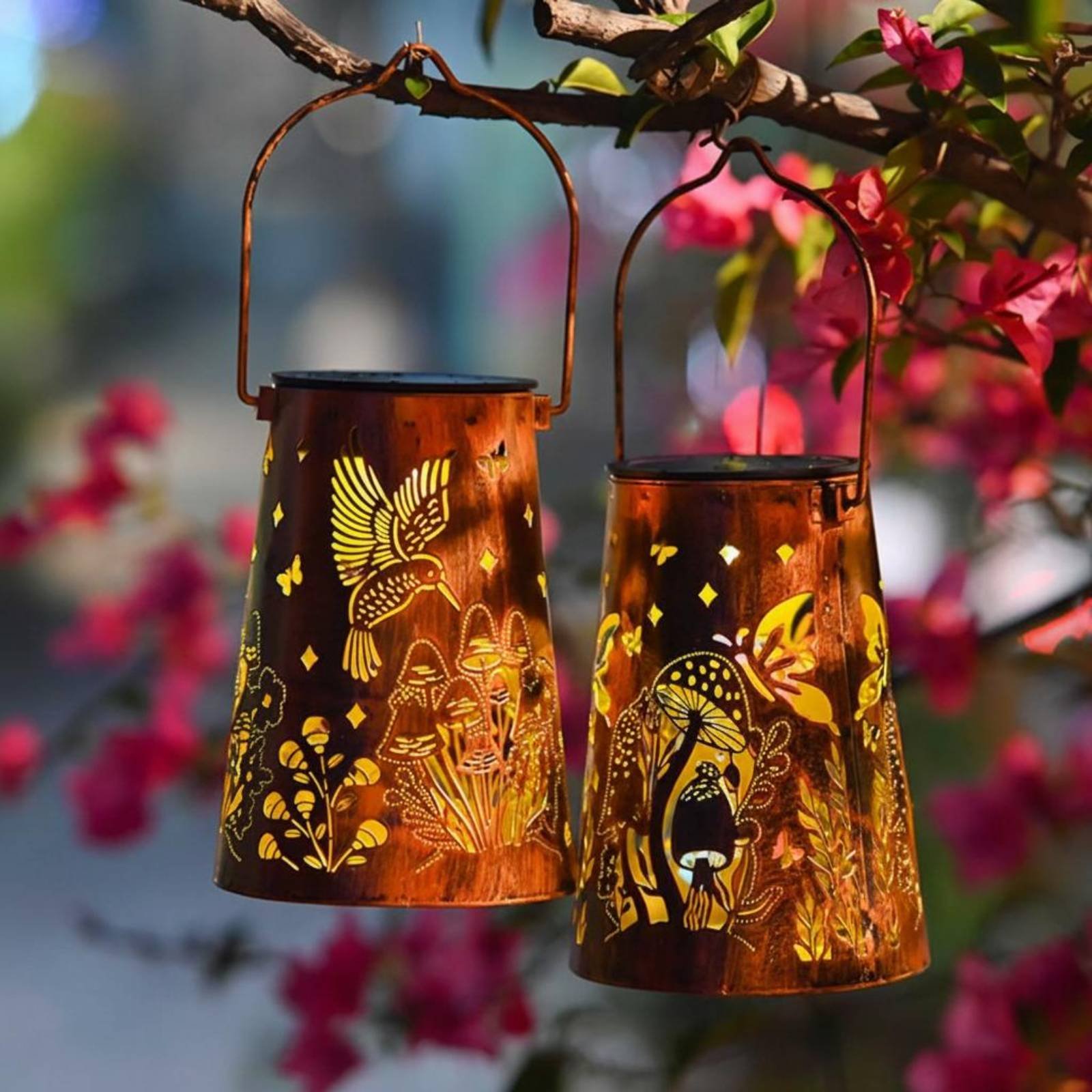 Lampu Taman Motif Bunga, Lampu - Outdoor Lighting Decoration ulasan dan harga