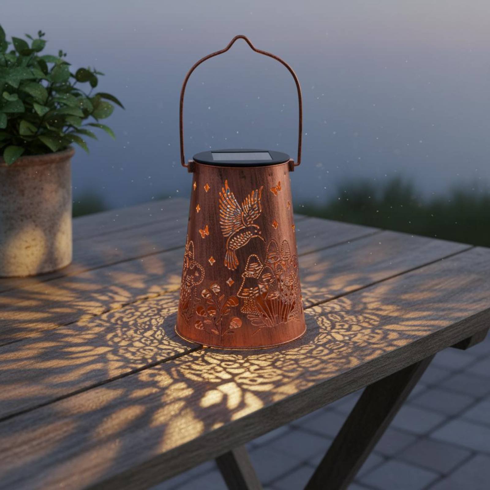 Lampu Taman Motif Bunga, Lampu - Outdoor Lighting Decoration ulasan dan harga