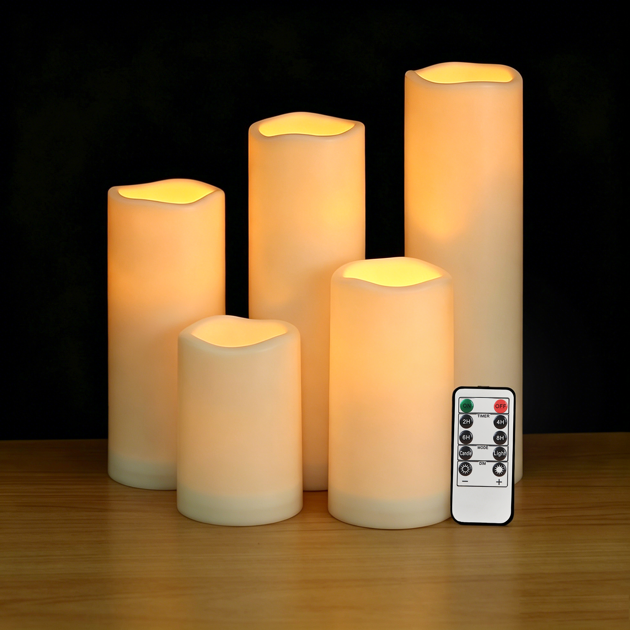 Lilin Pilar LED Tanpa Api Taha - Outdoor Lighting Battery Operated ulasan dan harga