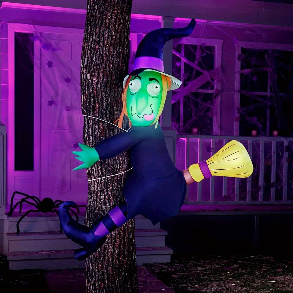 Penyihir Tiup Halloween 4FT de - Outdoor Lighting Tree ulasan dan harga