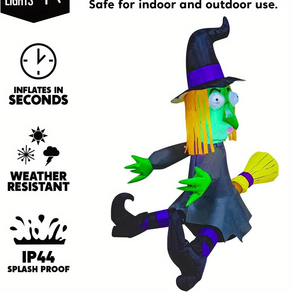 Penyihir Tiup Halloween 4FT de - Outdoor Lighting Tree ulasan dan harga