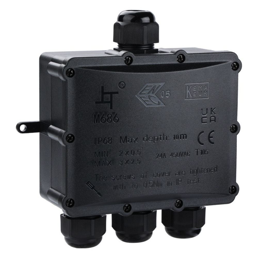 4Way 1In3Out IP68 Tahan Air 4- - Outdoor Lighting Underground Wiring ulasan dan harga
