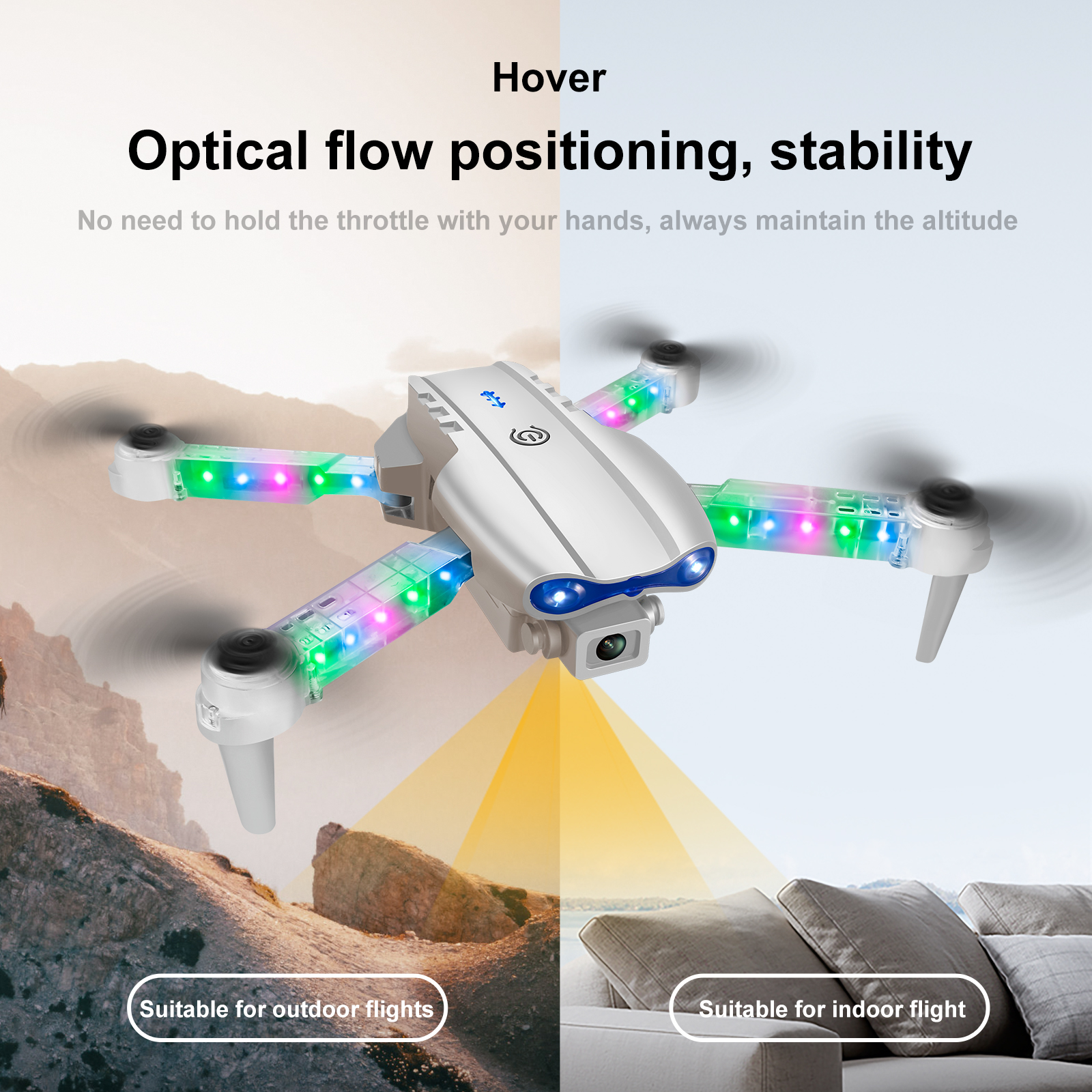 Quadcopter RC E88 E99 Pro Max  - Outdoor Lighting Battery Operated ulasan dan harga